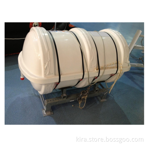 Davit launched type rubber inflatable life raft